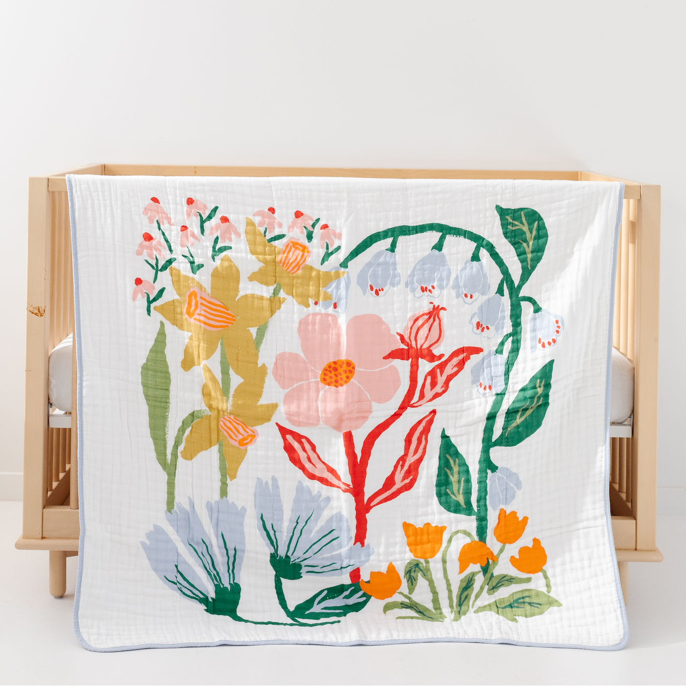 Cottage Garden Quilt - Cotton Muslin Blanket