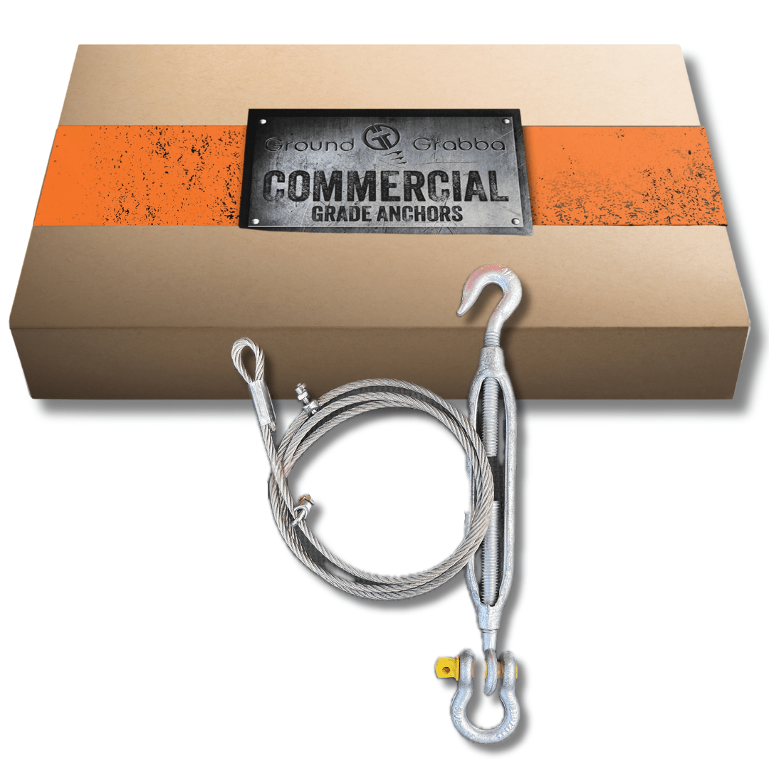 Complete Ground Anchor System – Tiny Homes, Shelters & Modular Buildings 4 Earth Anchor Kit option3