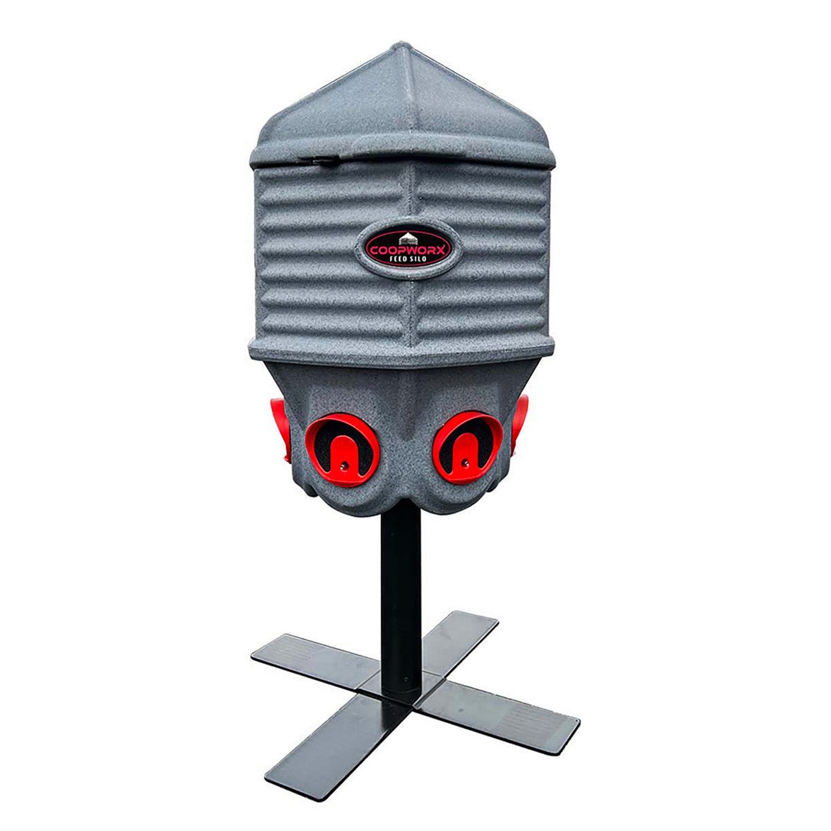 CoopWorx Silo Chicken Waterer - 8 Gallons X Base