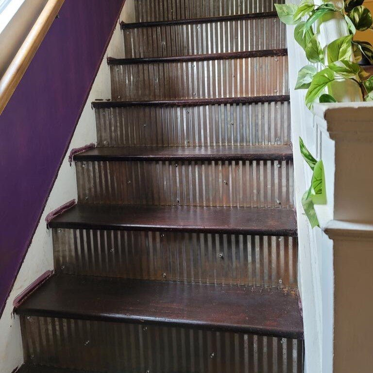 Corrugated Metal Landscape Edging - 10' Lengths 6 inches tall x 10 feet long Rusted