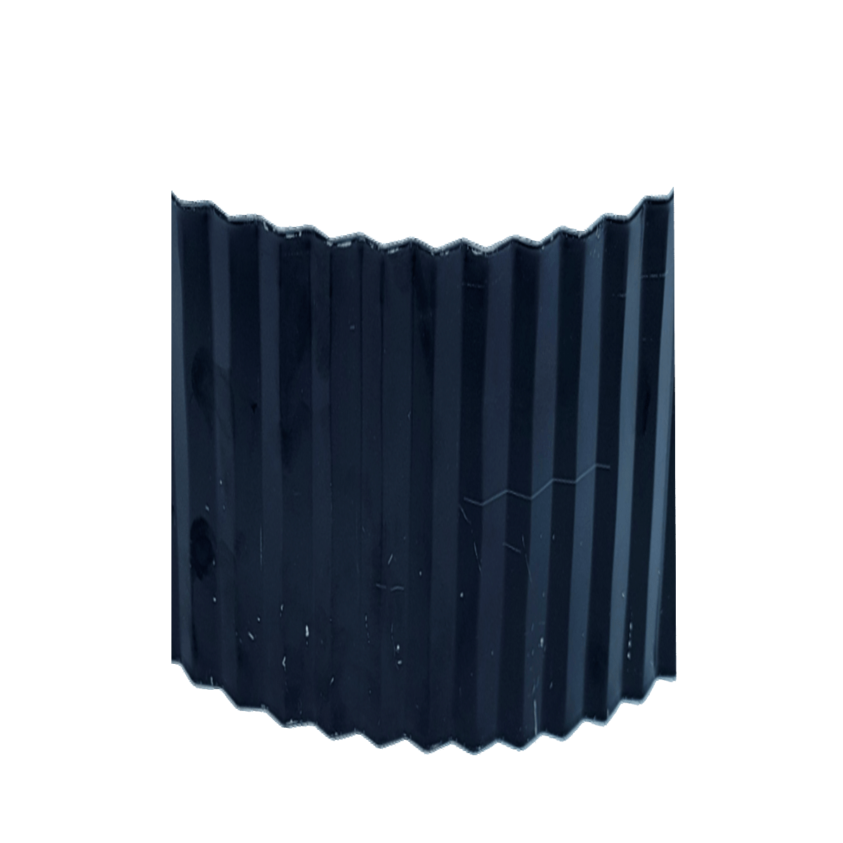 Corrugated Metal Landscape Edging - 10' Lengths 6 inches tall x 10 feet long Rusted