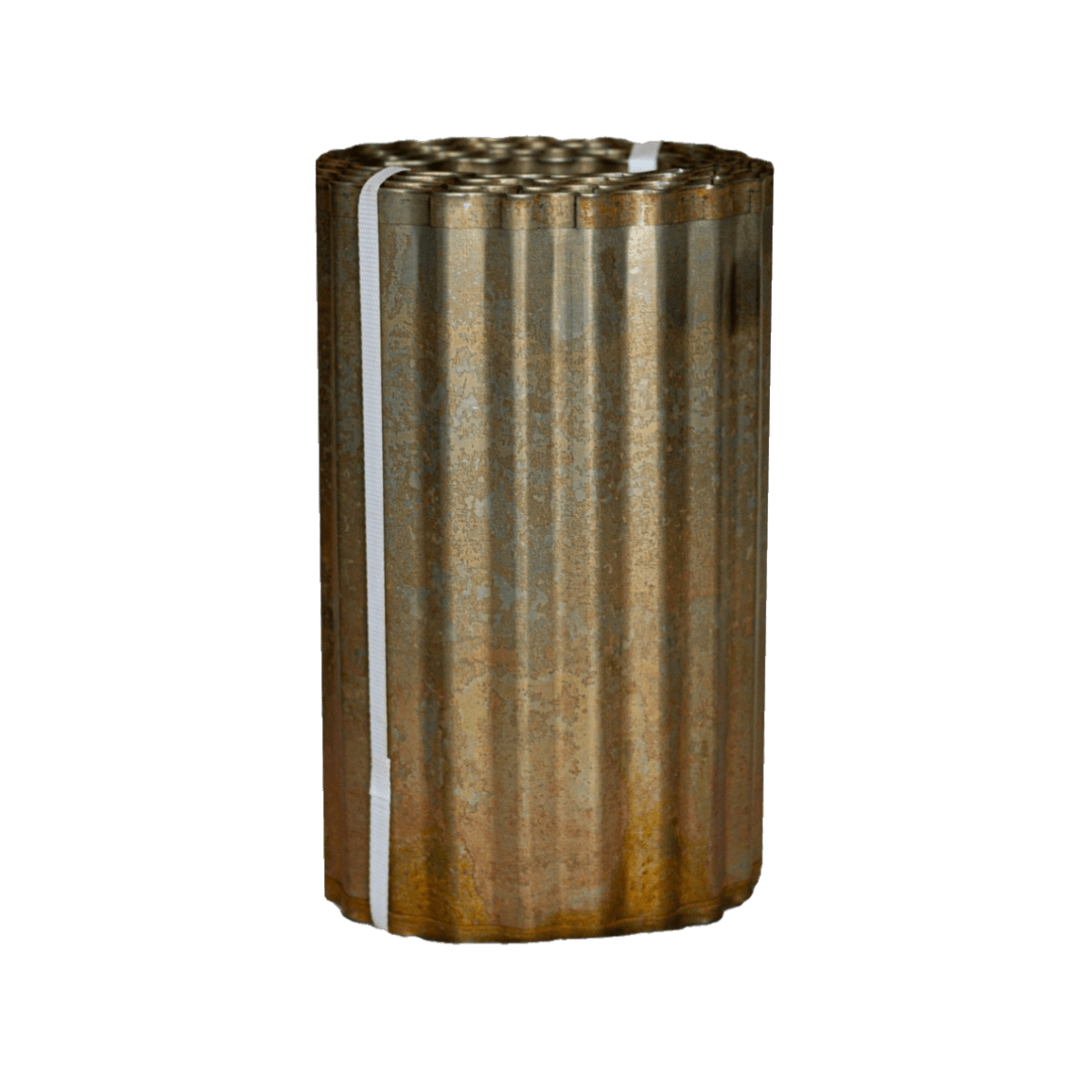 Corrugated Metal Landscape Edging - 10' Lengths 6 inches tall x 10 feet long Rusted