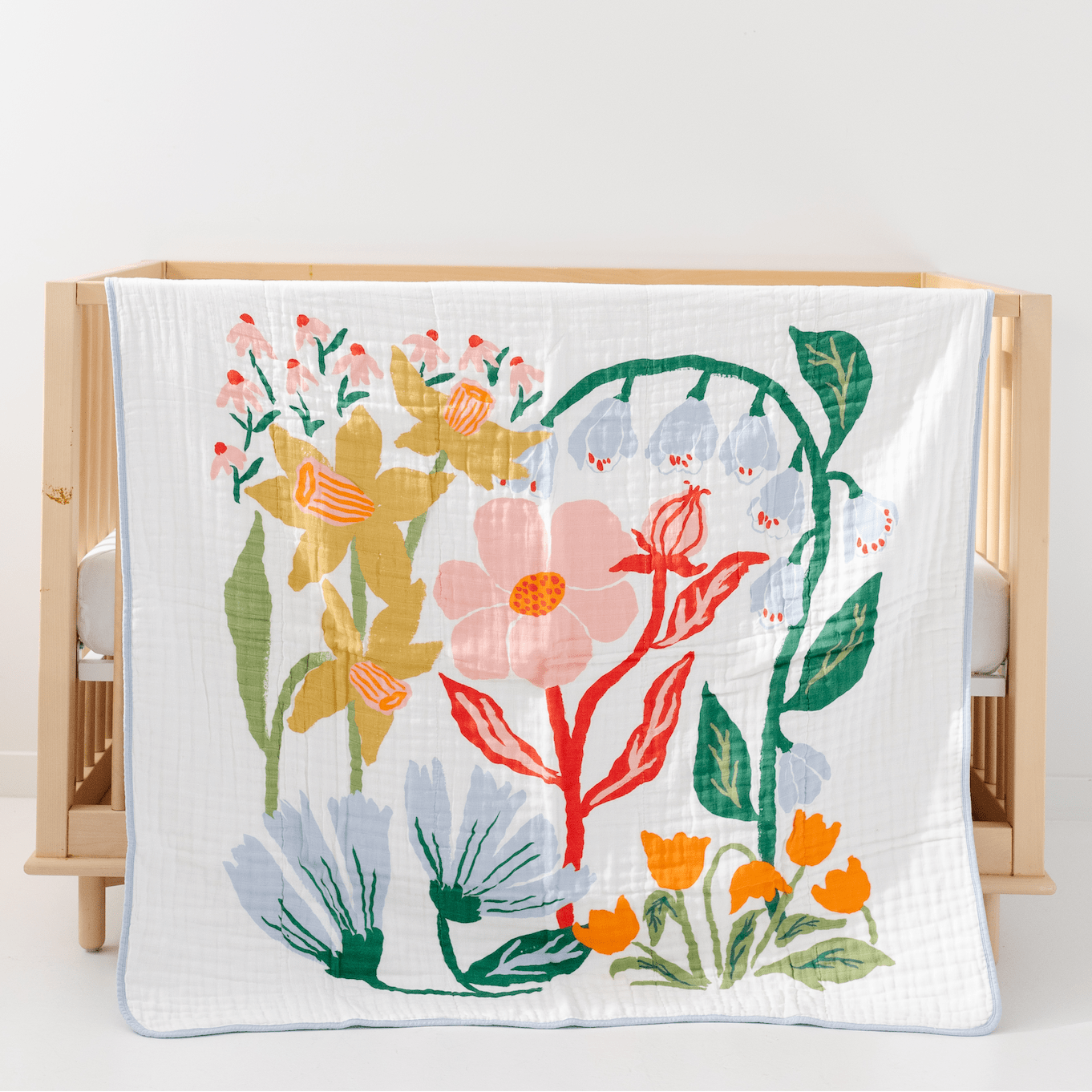 Cottage Garden Quilt - Cotton Muslin Blanket