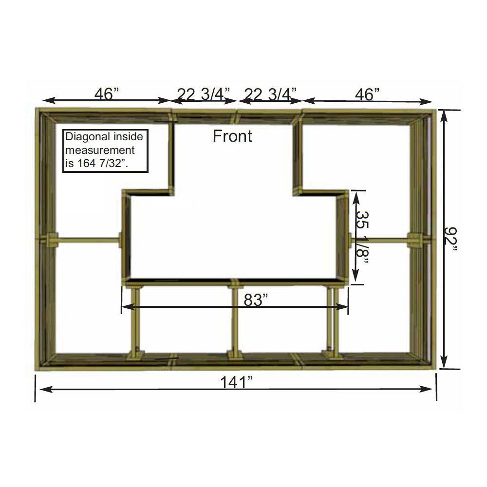 Deer Proof Cedar Complete Raised Garden Bed Kit - 12' x 8'