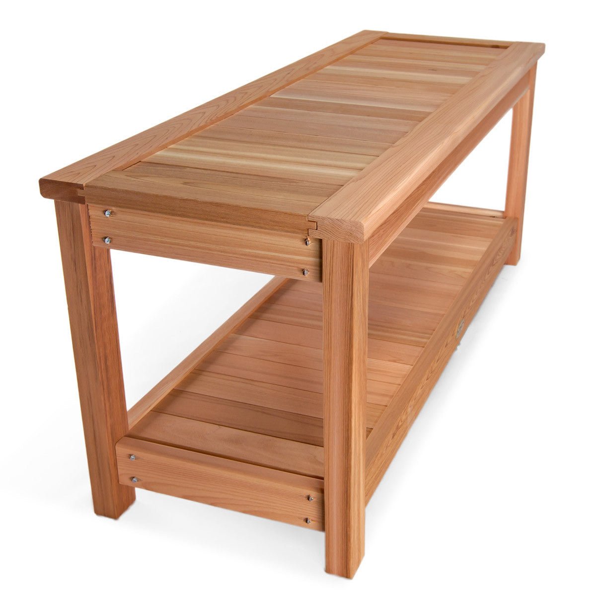Deluxe Cedar Sauna Bench option3