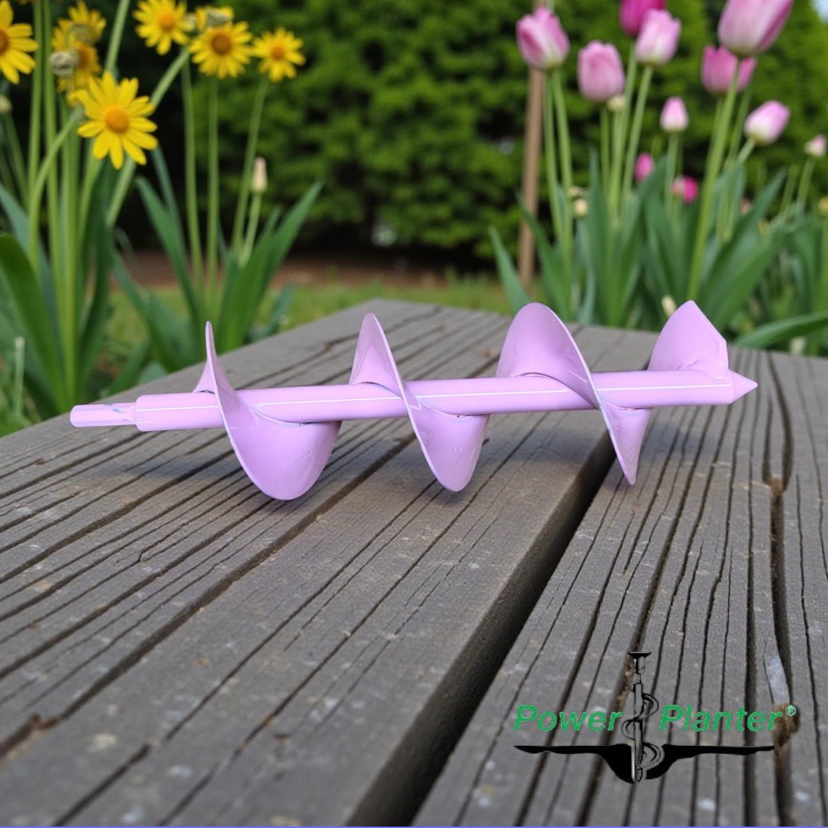 DIY Planting & Mixing Garden Auger - 3" x 12" Black