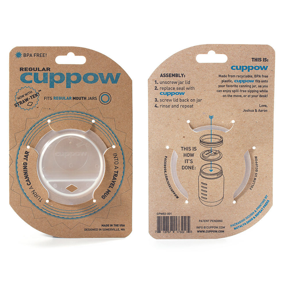 Clear lid for Regular Mouth canning jar