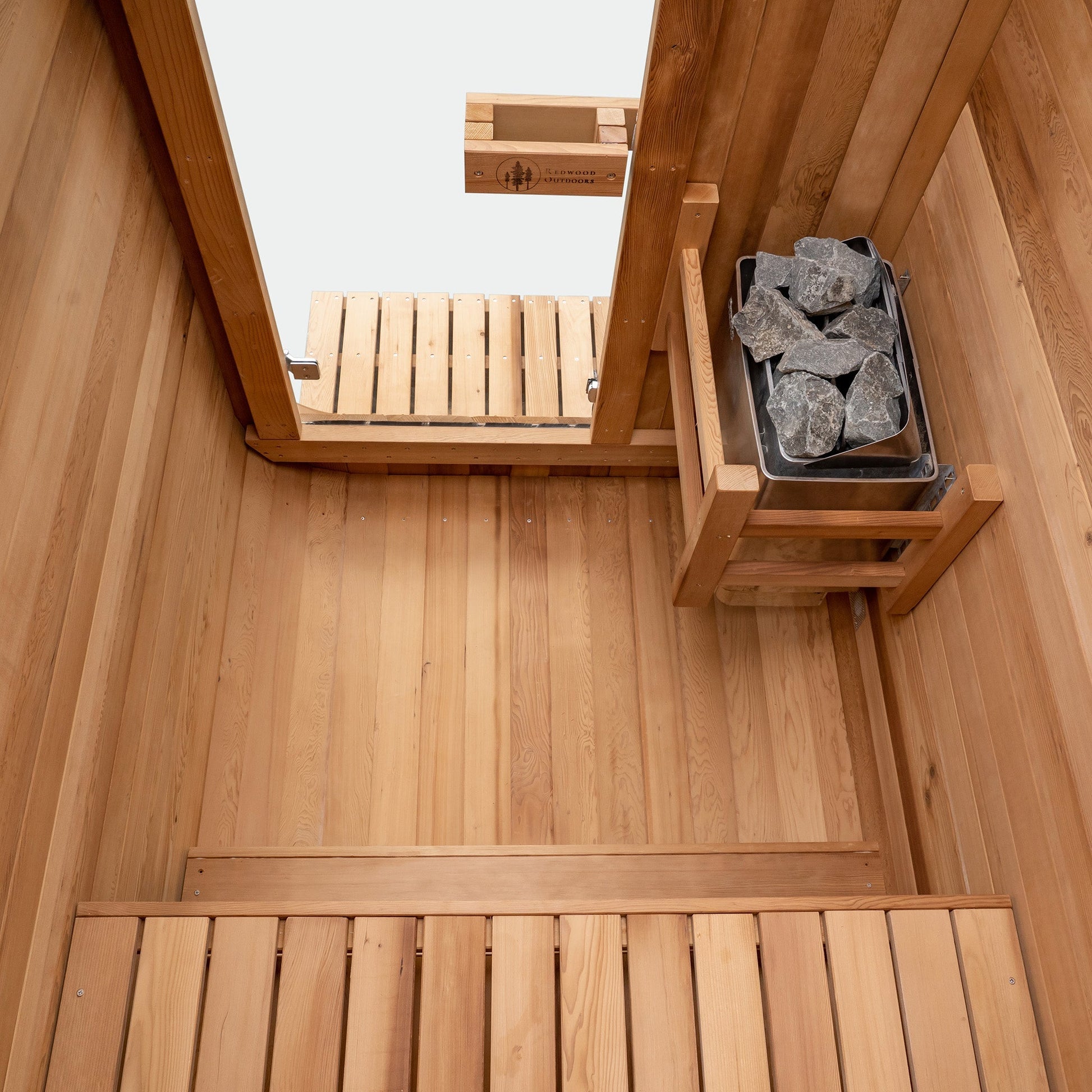 Duo Outdoor Sauna - 2 Person w/ Harvia KIP 8kW Heater