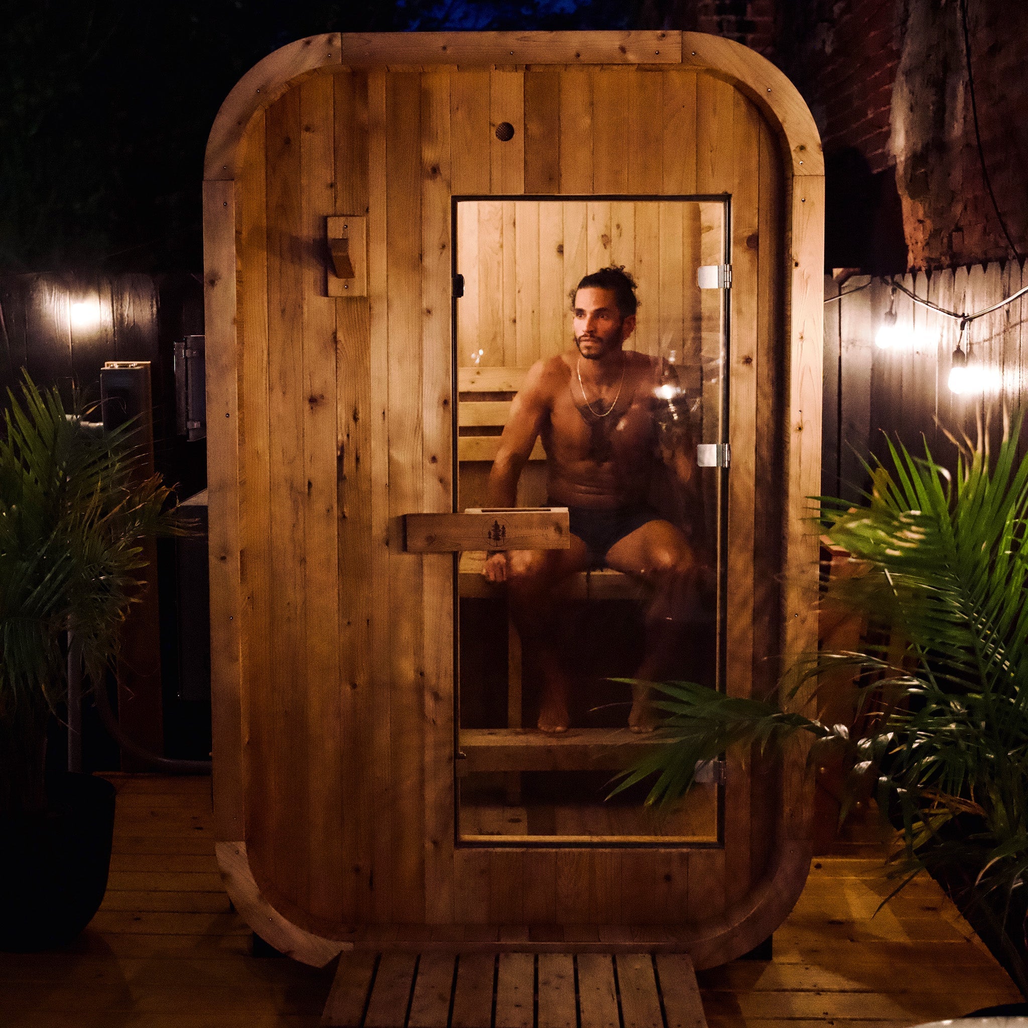 Duo Outdoor Sauna - 2 Person w/ Harvia KIP 8kW Heater option3