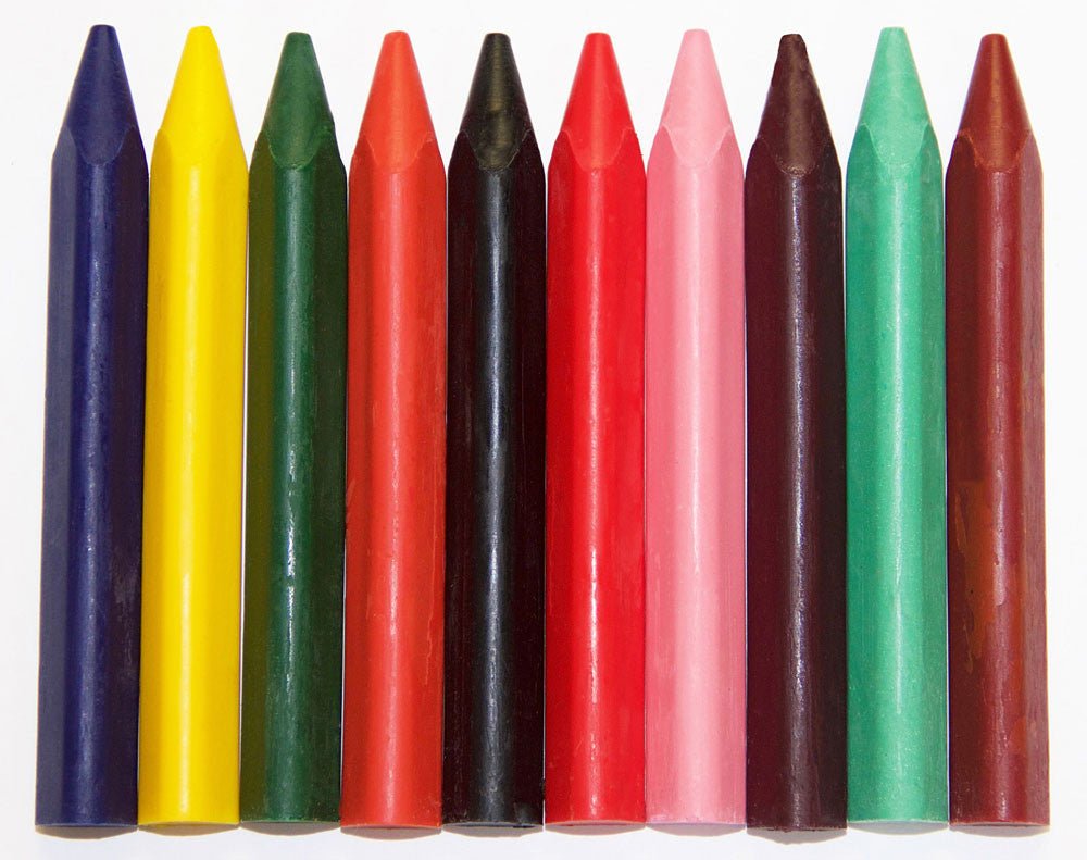 Eco Beeswax Triangle Crayons