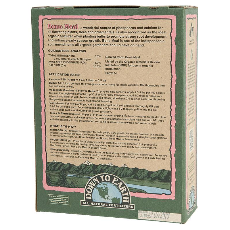 Organic Granulated Bone Meal Fertilizer 3-15-0 - 5 lbs