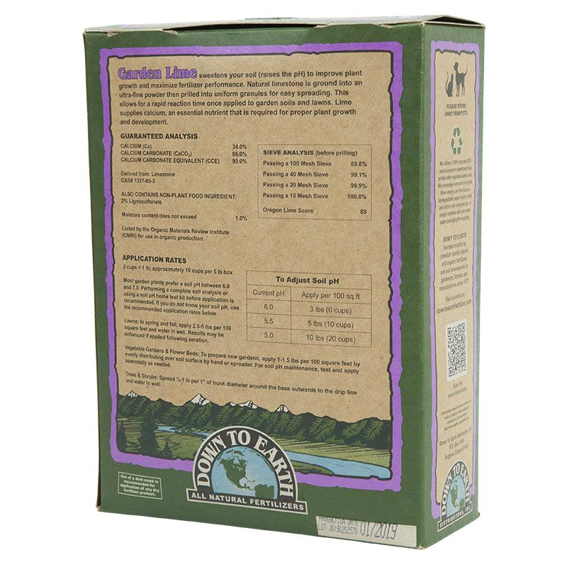 Organic Pelletized Garden Lime - 5 lbs