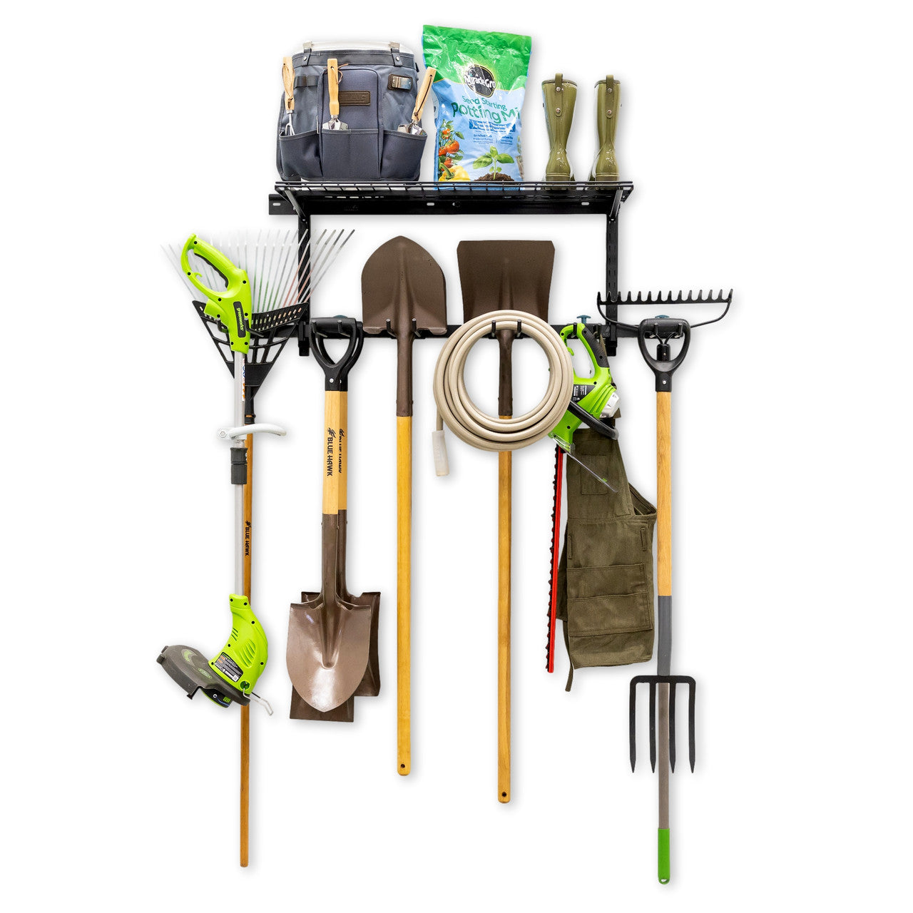 Wall-Mounted G-Tool Wire Shelf & Storage System – 4' Tool Organizer