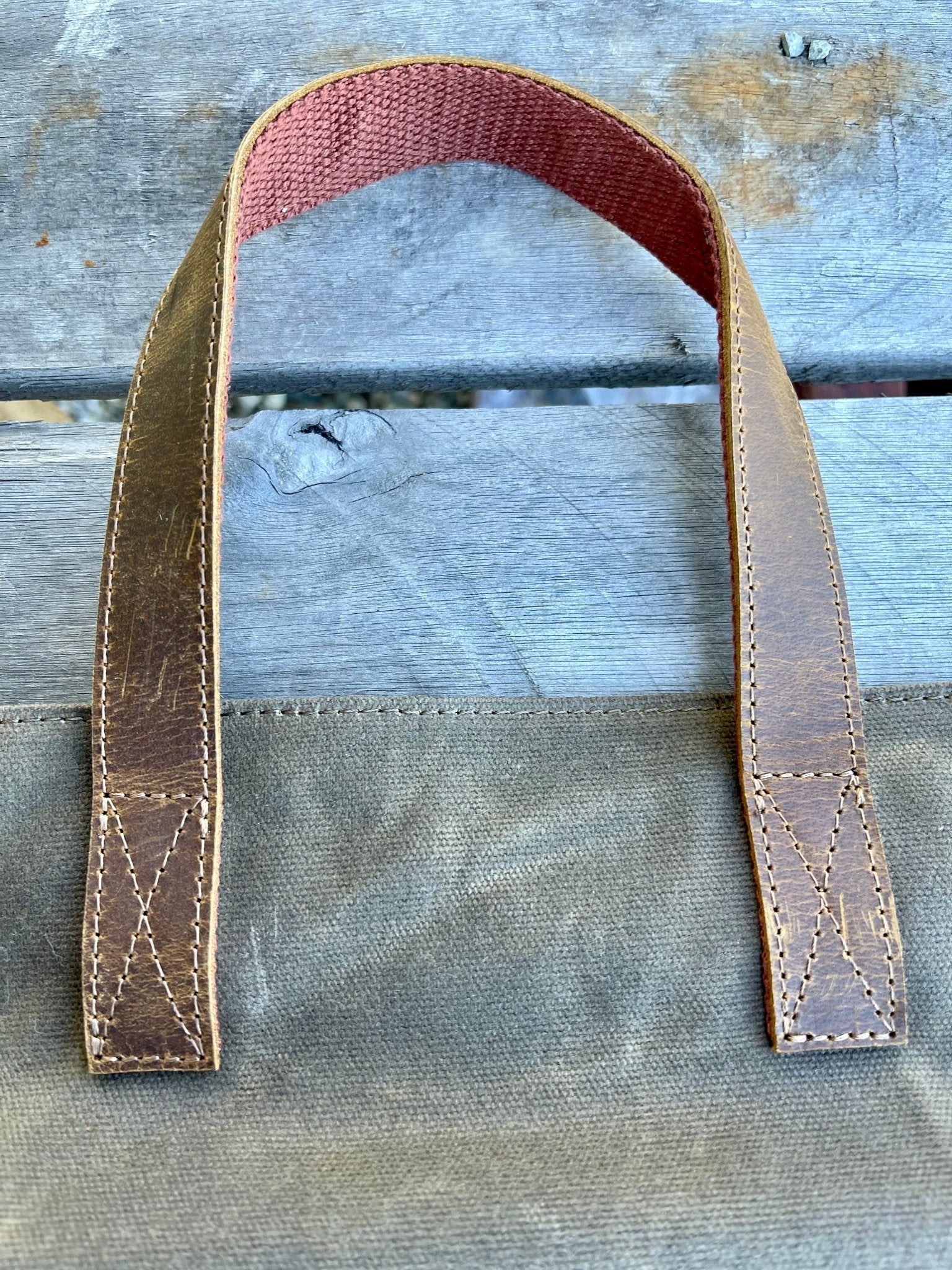 Waxed Canvas Garden Knee Saver - Kneeling Pad