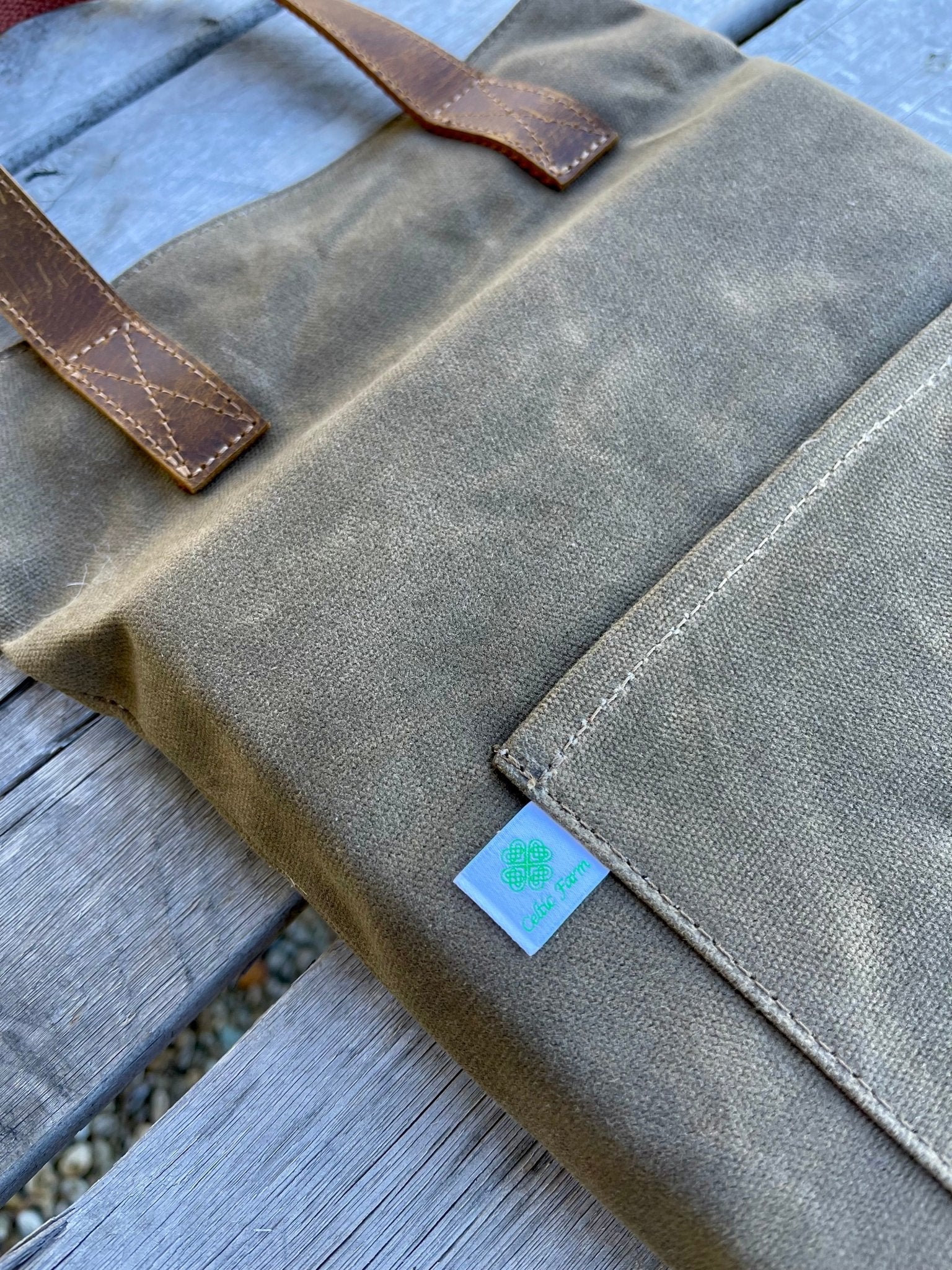 Waxed Canvas Garden Knee Saver - Kneeling Pad