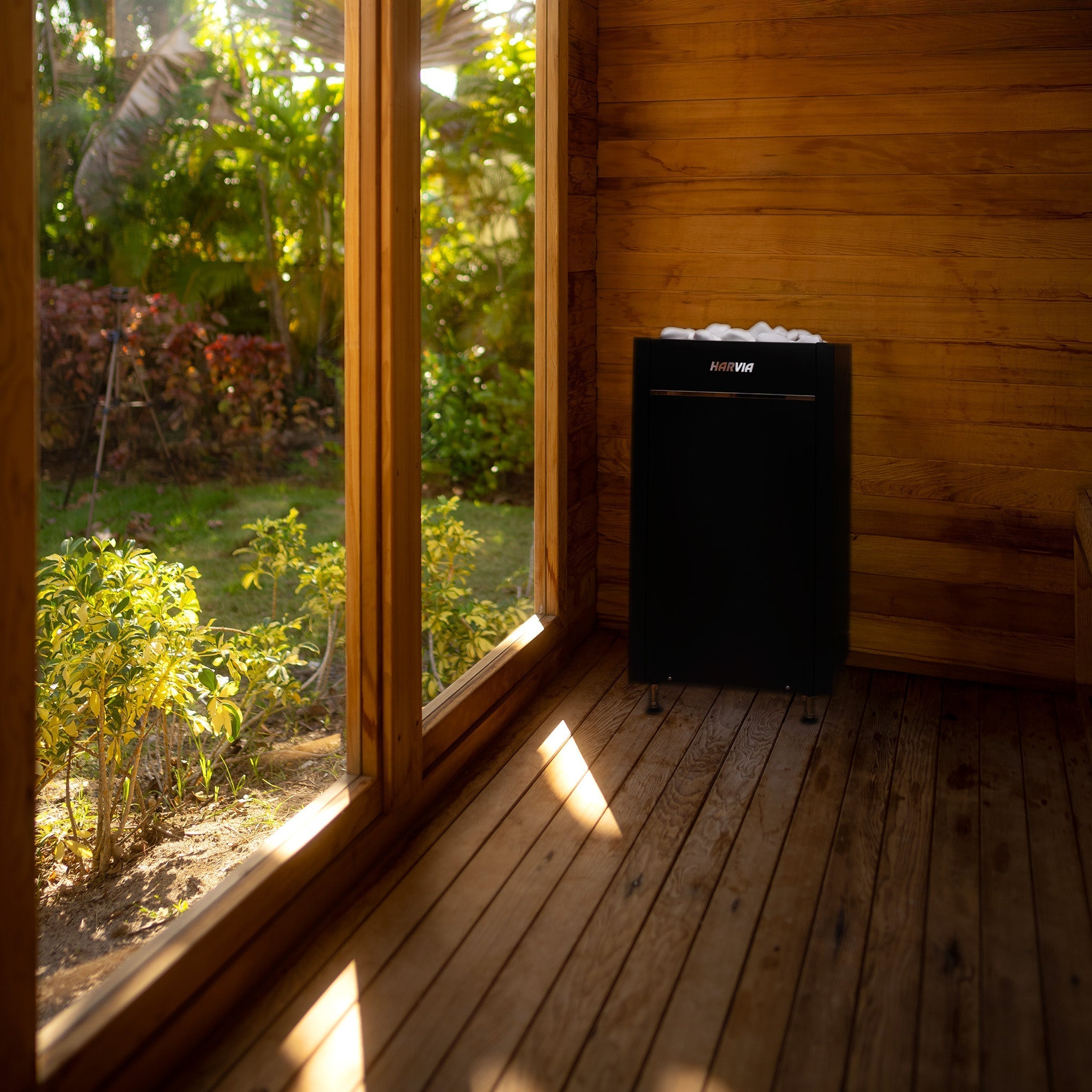 Garden Outdoor Sauna - 8 Person w/ Harvia KIP 8kW Heater option3