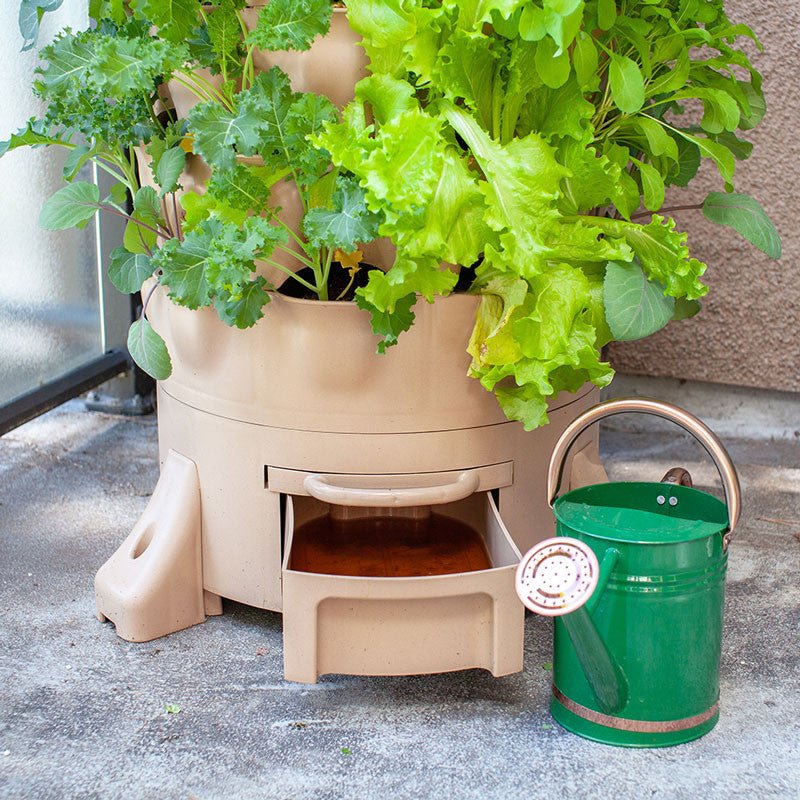 Garden Tower 2™ 50-Plant Vertical Garden Planter & Composter Terracotta option3