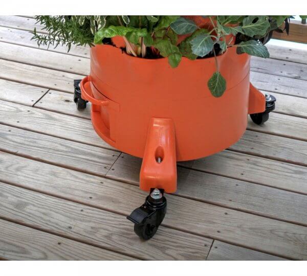 Garden Tower 2™ 50-Plant Vertical Garden Planter & Composter - Move and Grow Bundle Terracotta