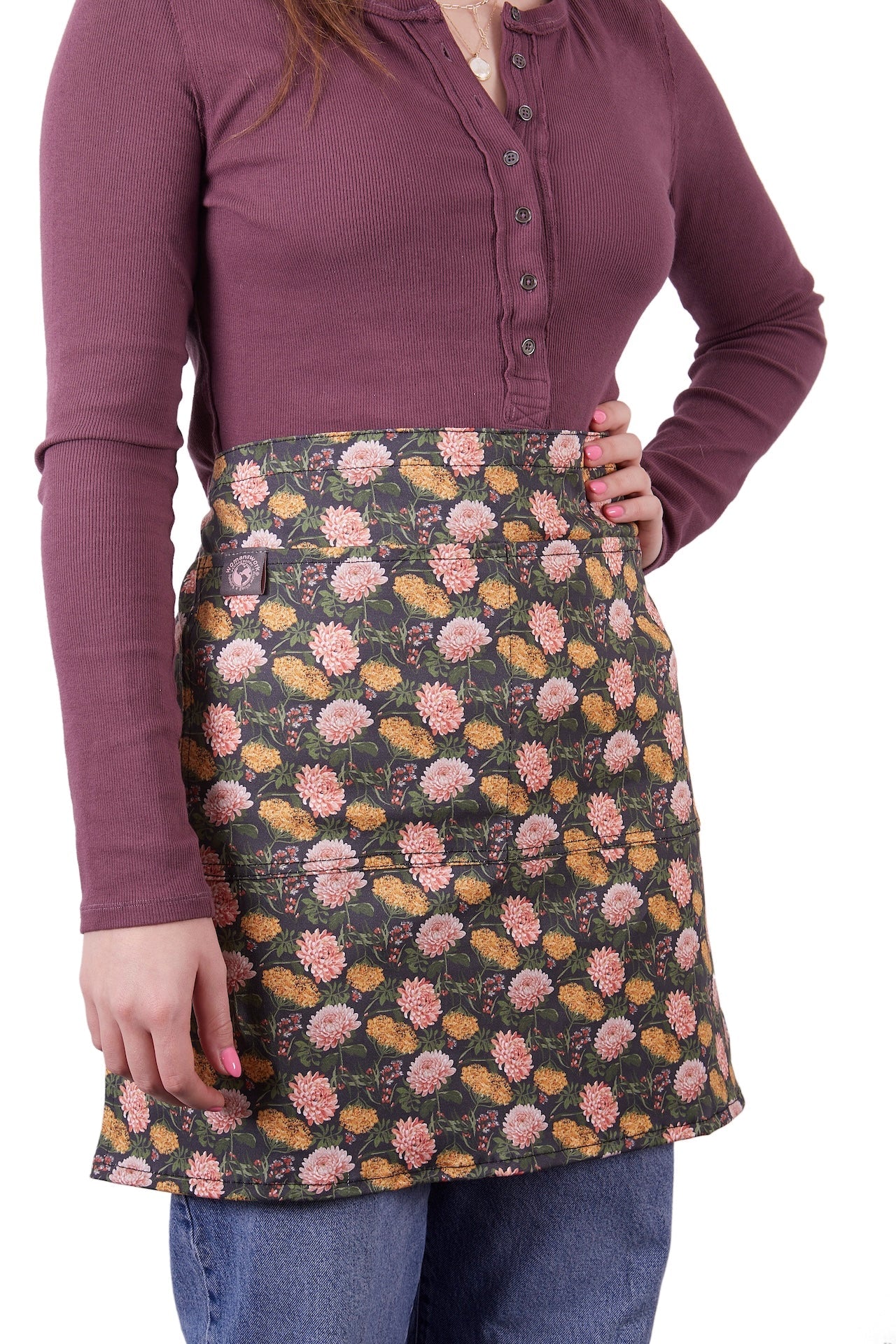 Gardener's Half Apron Heirloom Garden option3