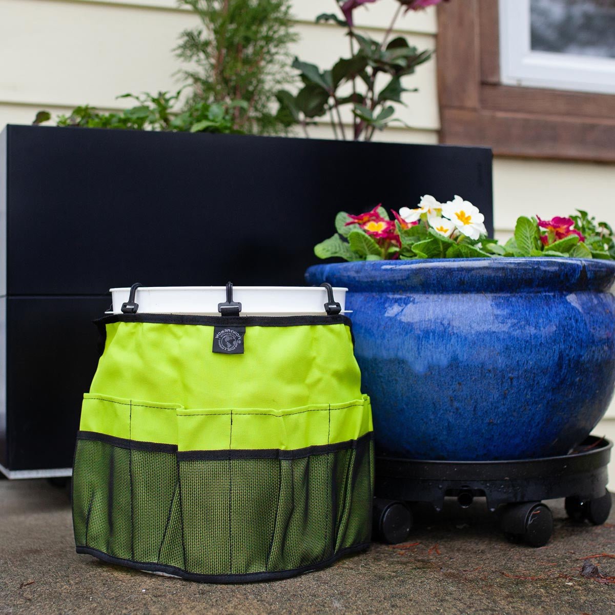 Gardening Tool Bucket Caddy Orange option3