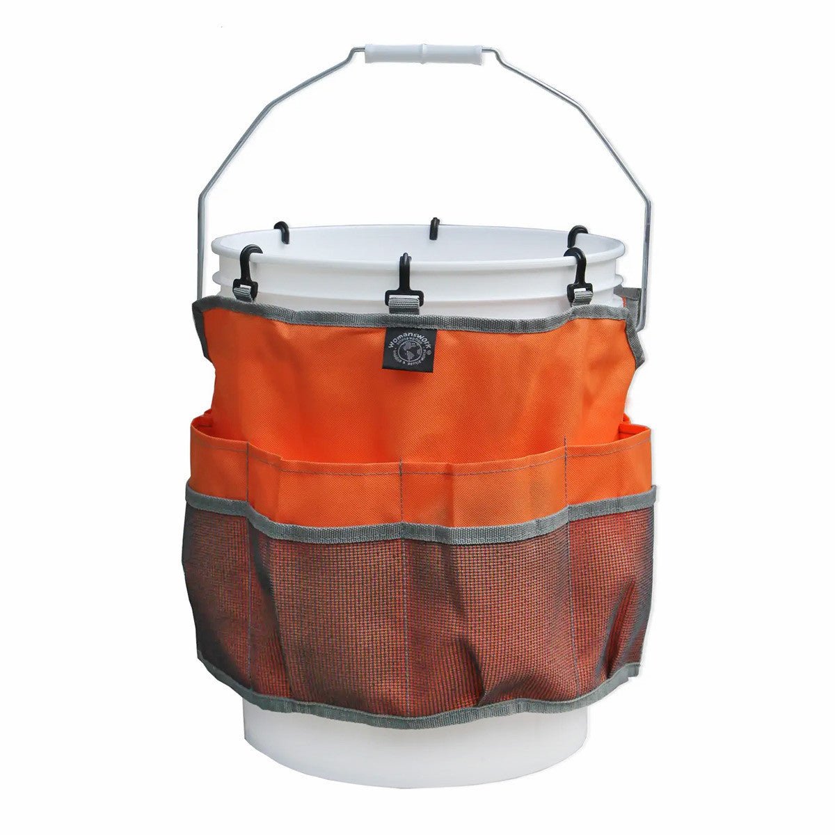 Gardening Tool Bucket Caddy Orange option3
