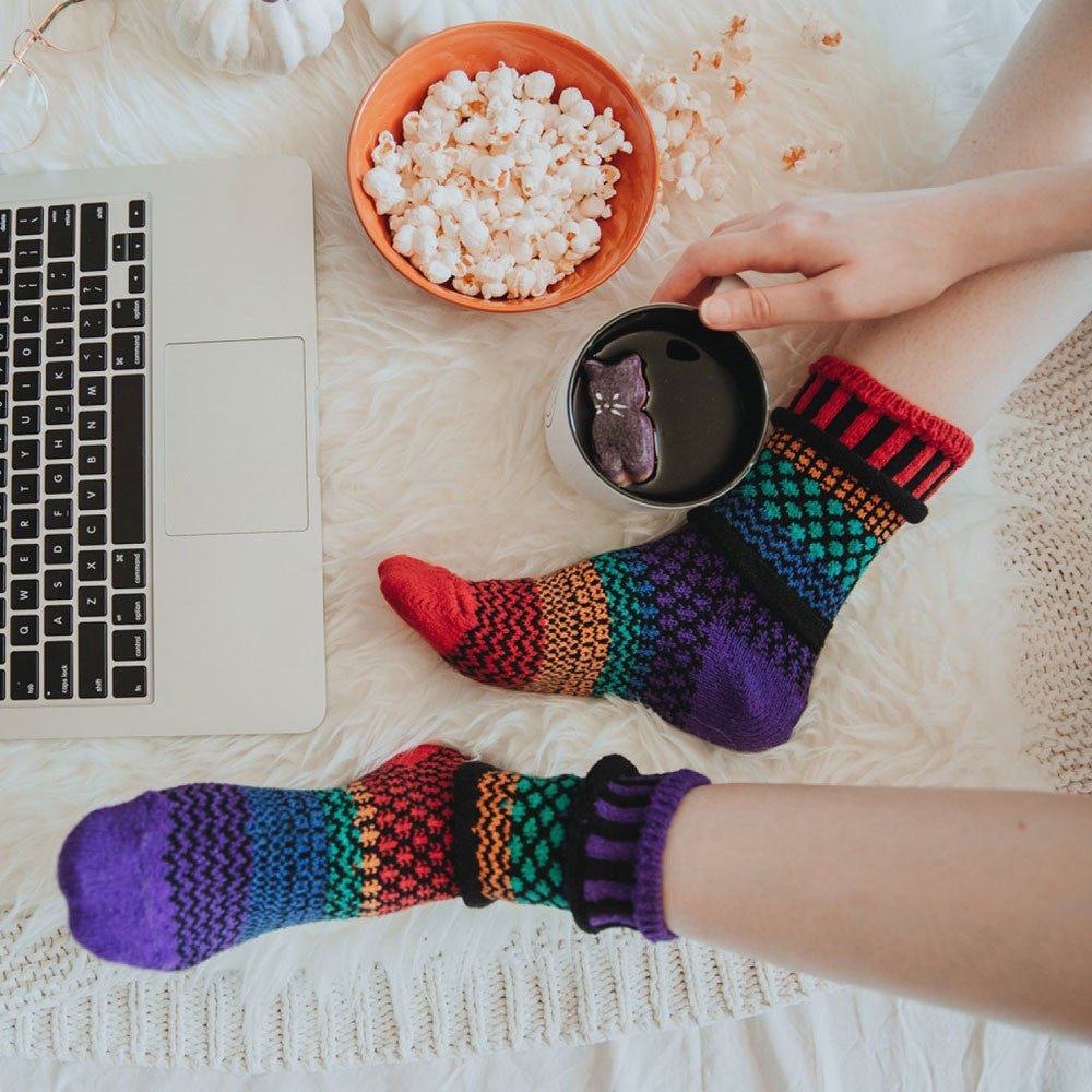 Gemstone Recycled Cotton Socks Small