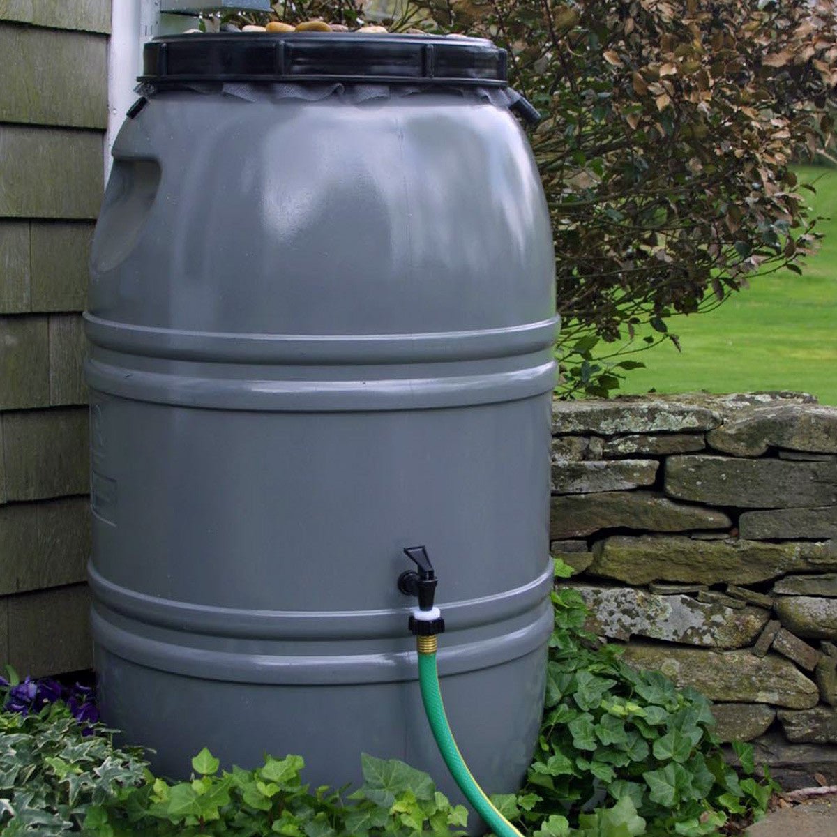 Great American Rain Barrel - 60 Gallon Earth Brown