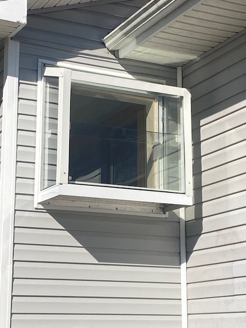 Greenhouse Window Box - Home & Shed Window Conversion Kit White Small Size : 39 5/8'" x 39 5/8" option3