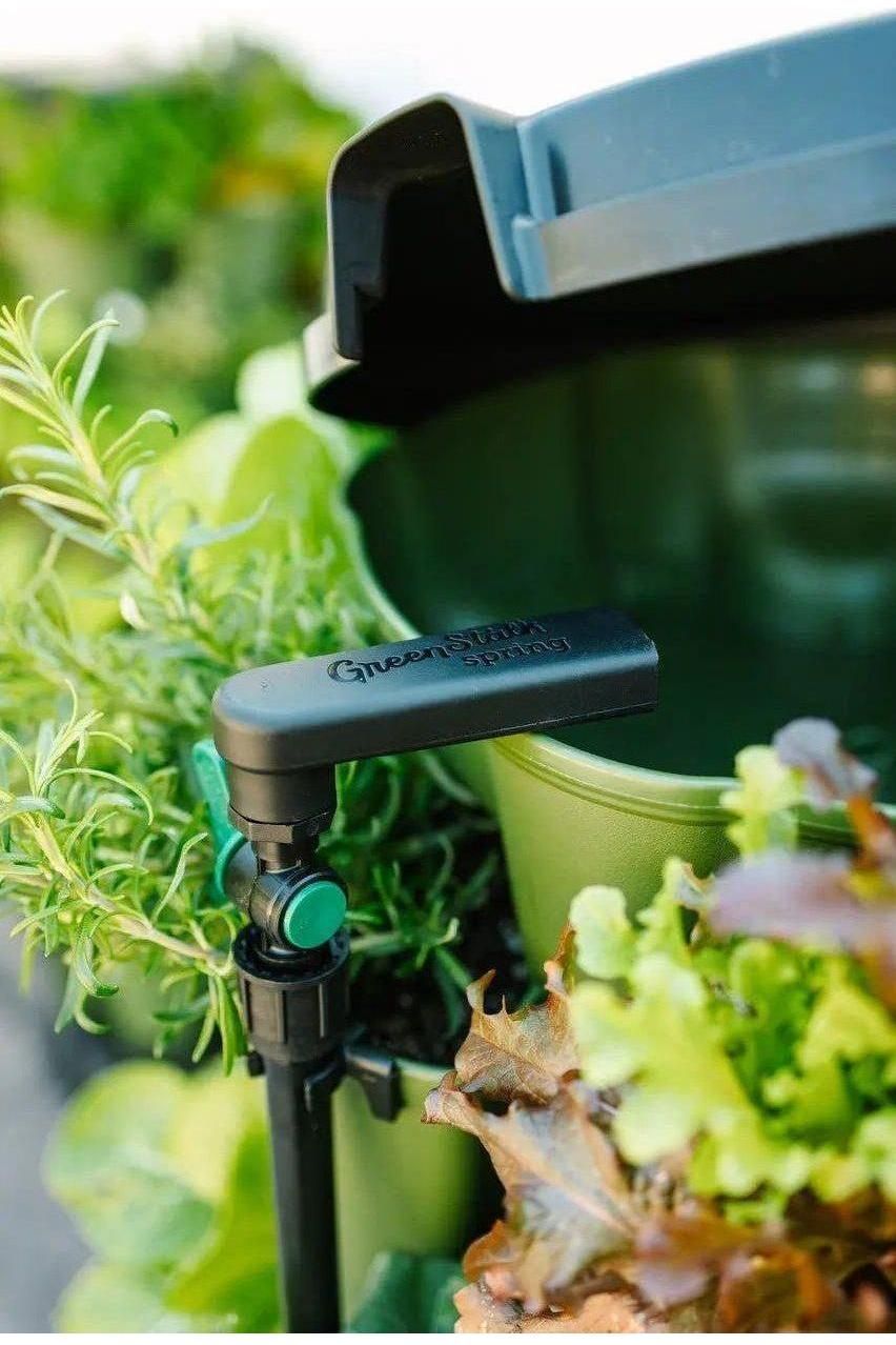 GreenStalk Garden Spring - Watering System Evergreen