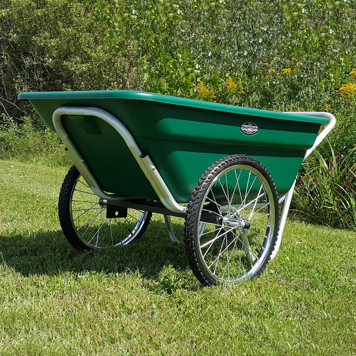 Heavy Duty Garden & Utility Cart - 7 Cubic Feet 16" Turf Green