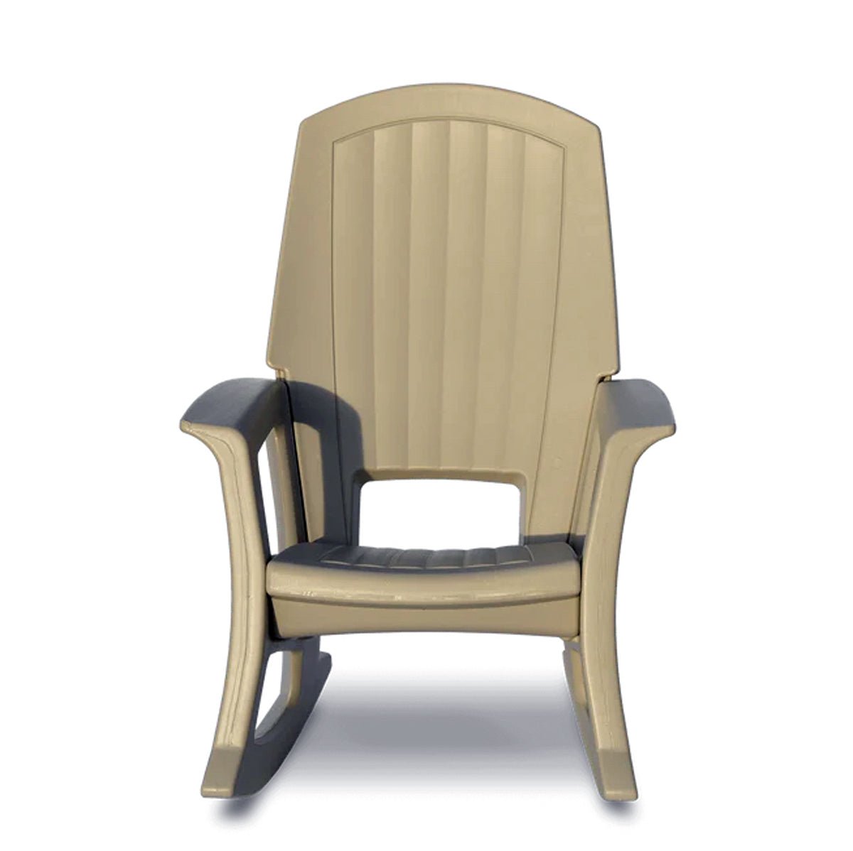 Heavy Duty Rockaway Outdoor Porch Rocking Chair tan