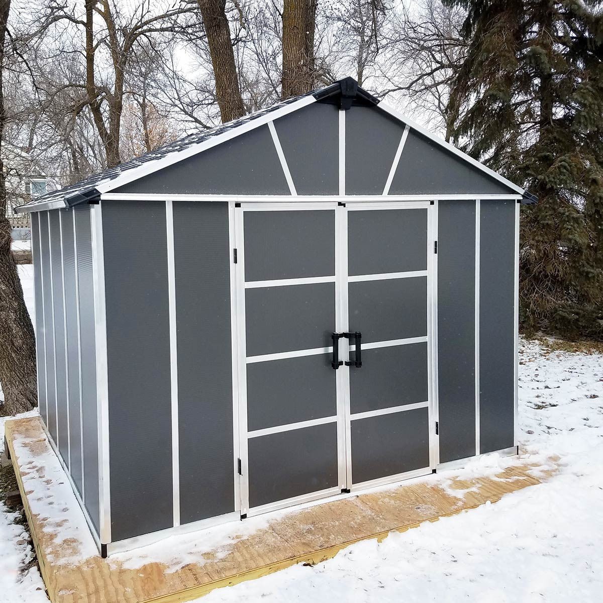Heavy Duty Yukon Sunlit Garden & Utility Shed 11' X 9'