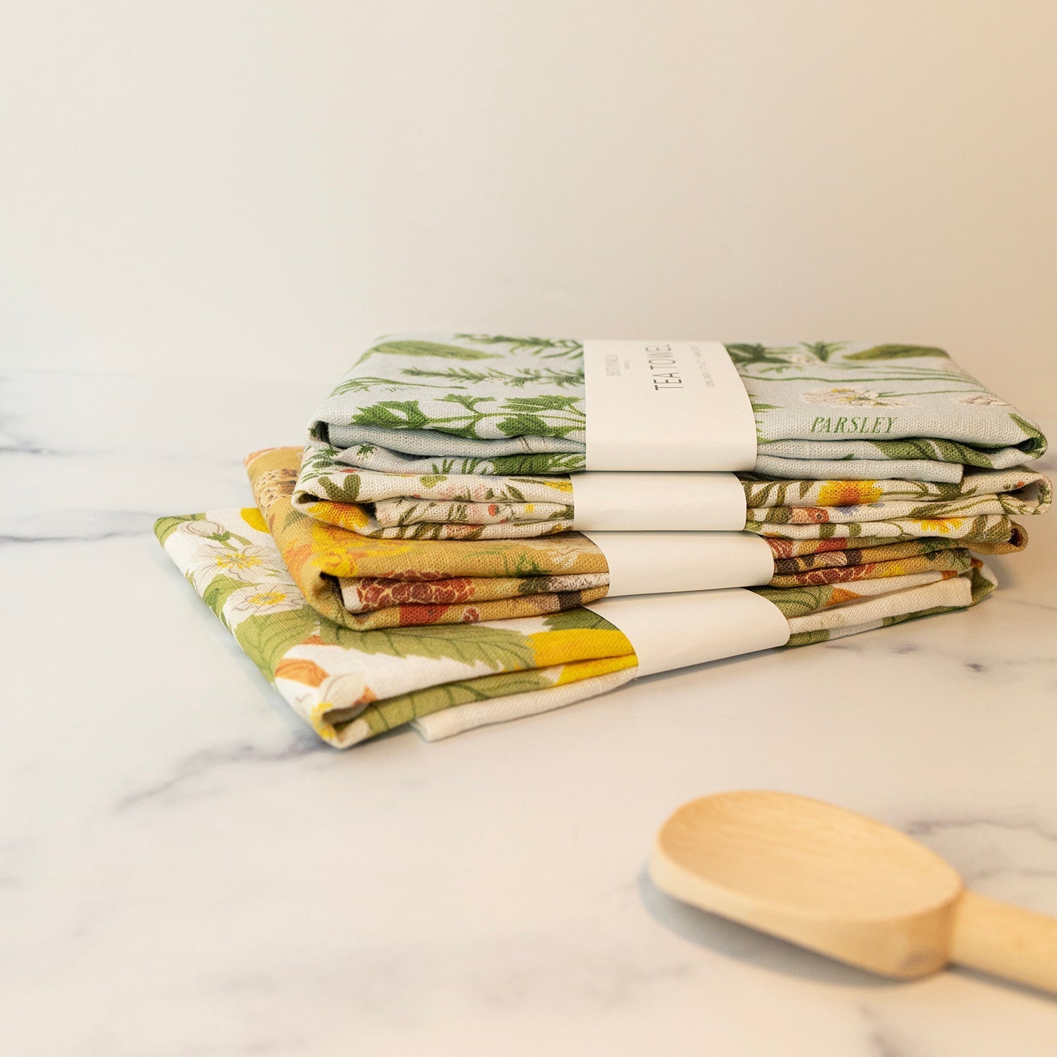 Herb Garden Tea Towel - 100% Linen Dishcloth option3