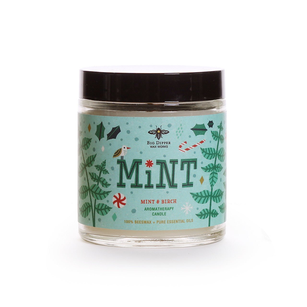 Holiday Aromatherapy Beeswax Candles in Jar Spice