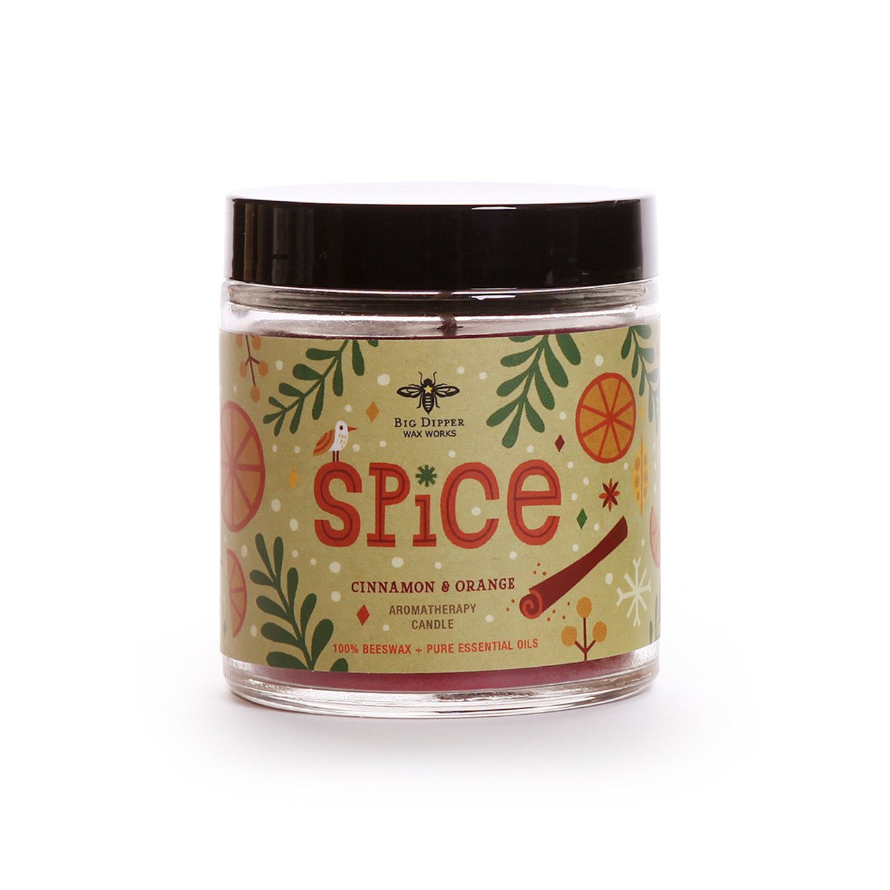 Holiday Aromatherapy Beeswax Candles in Jar Spice option3