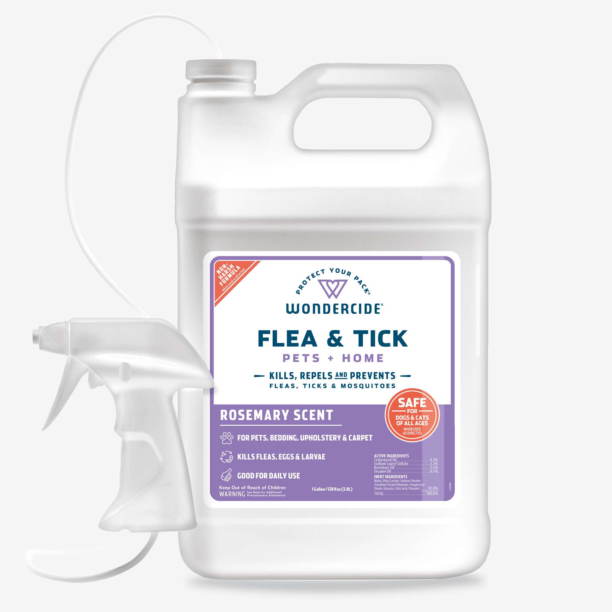 Home and Pet Flea & Tick Spray Lemongrass 4oz