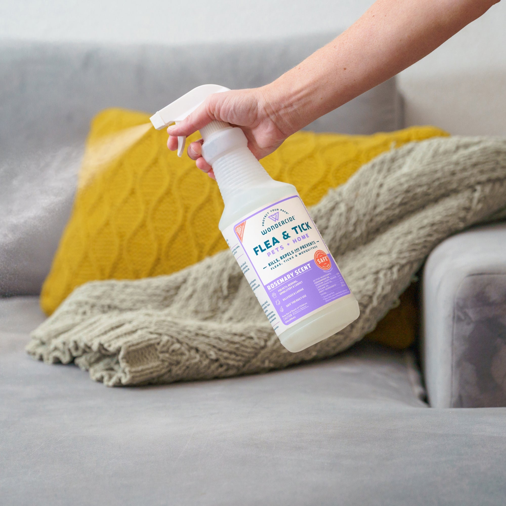 Home and Pet Flea & Tick Spray Lemongrass 4oz