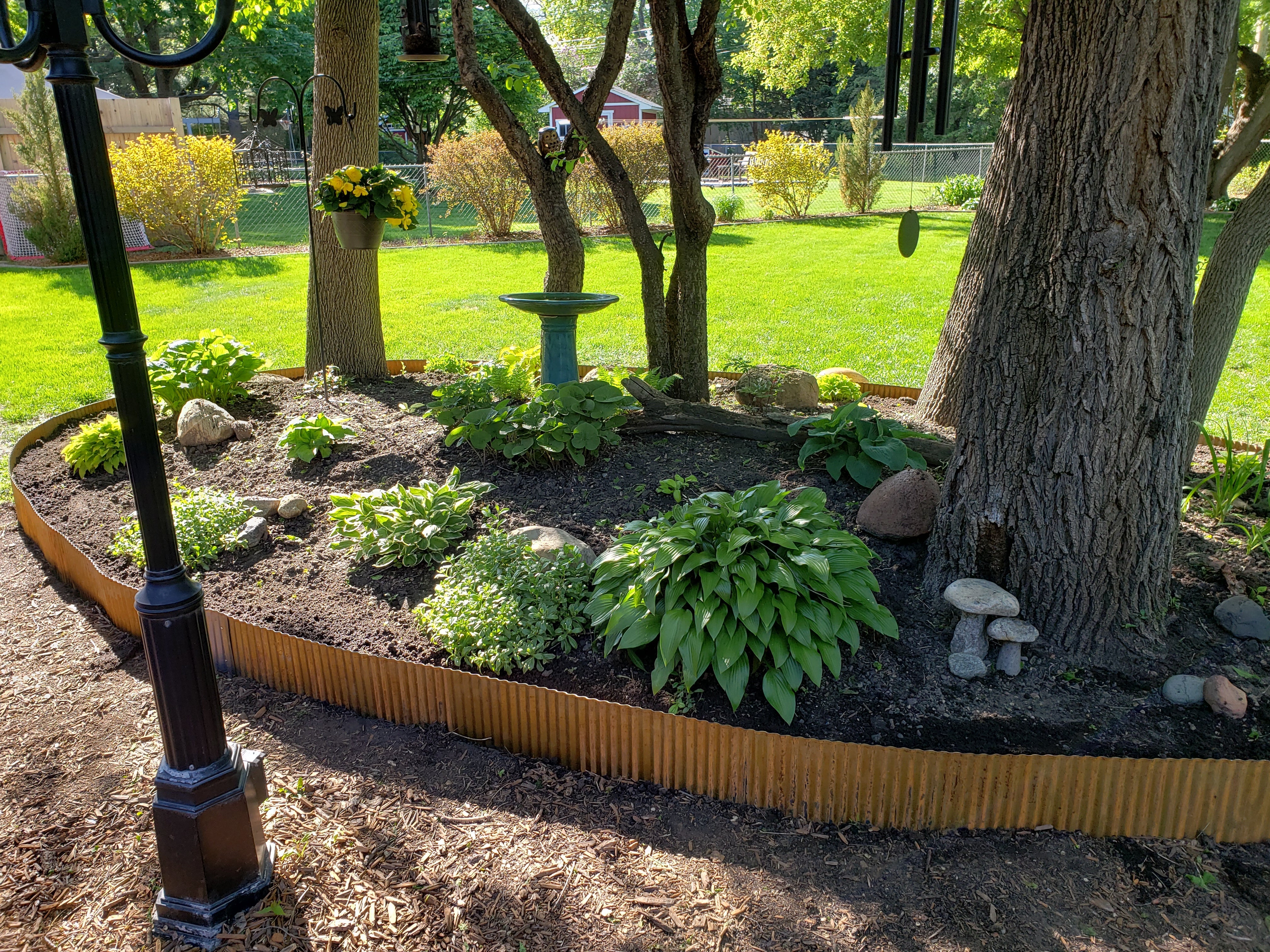 Corrugated Metal Landscape Edging - 10' Lengths