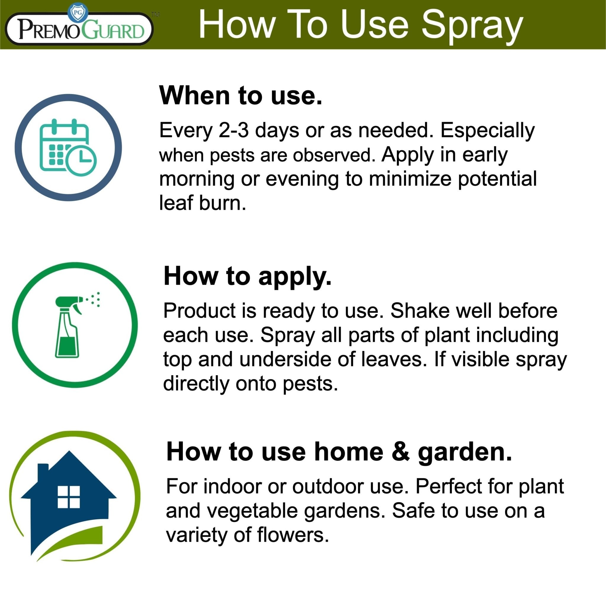 Indoor & Outdoor Plant and Garden Pest Control Spray - 32 oz