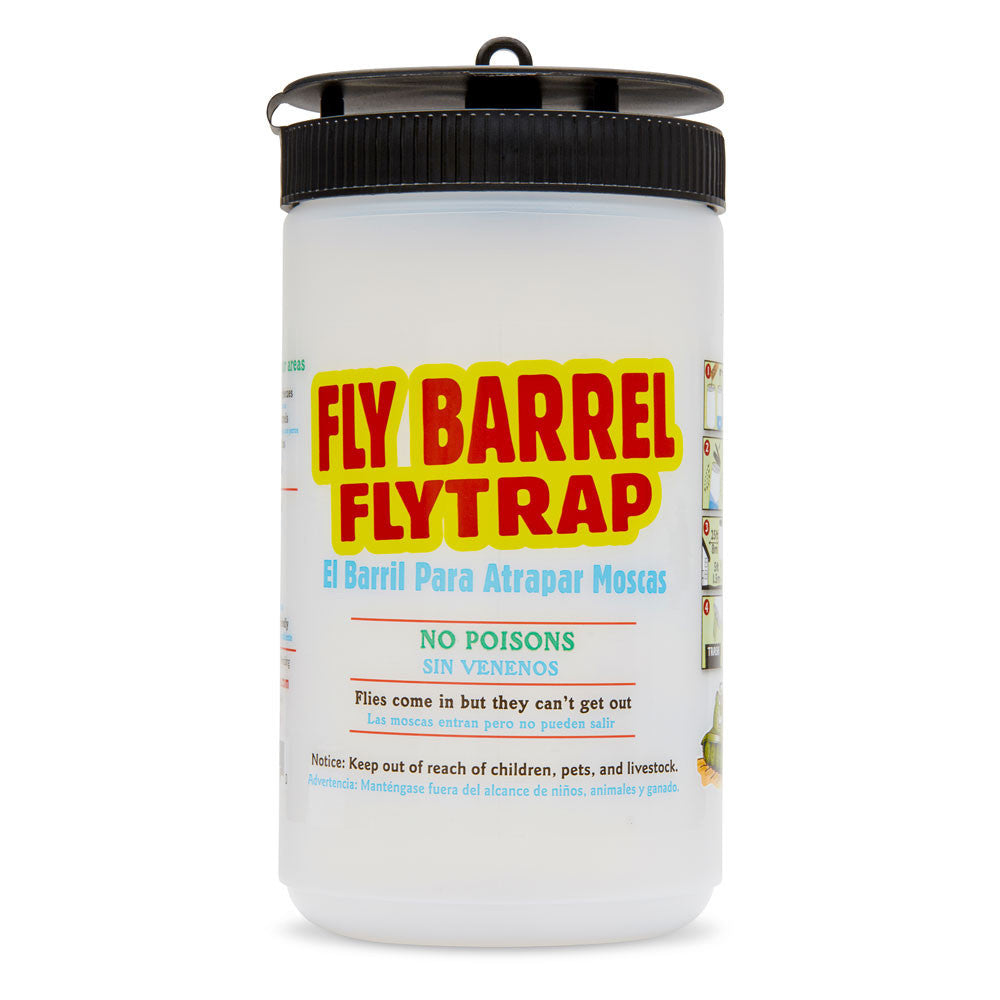 Flies Be Gone Reusable Barrel Trap