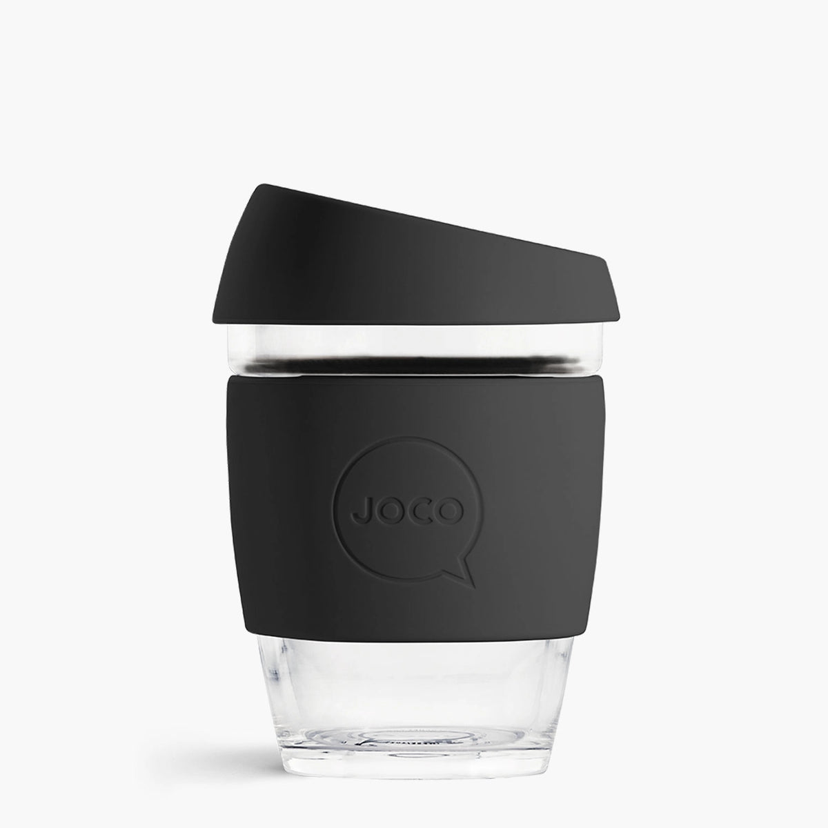 Reusable Glass Coffee Cup 12oz