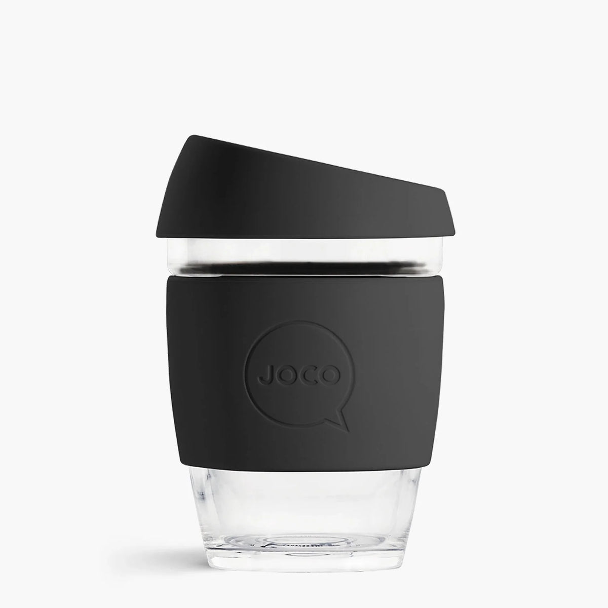 Reusable Glass Coffee Cup 12oz