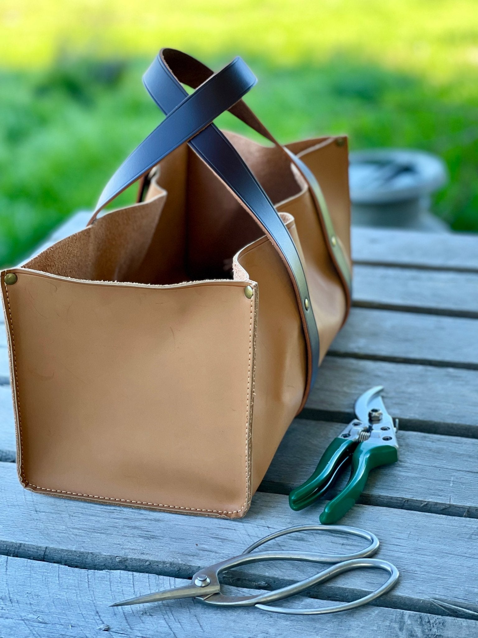 Gardener's Premium Leather Tool Bag