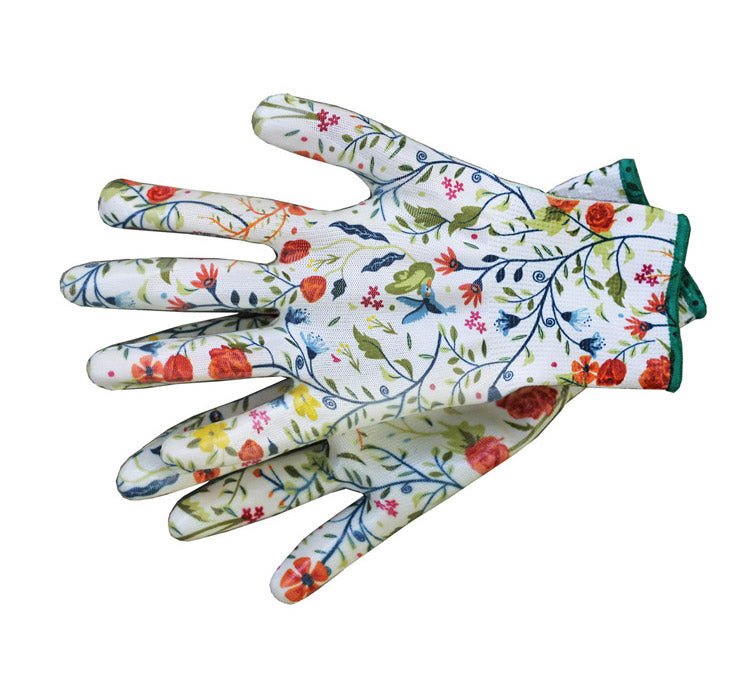 Lightweight Nitrile Gardening & Weeding Gloves Small Heirloom Garden