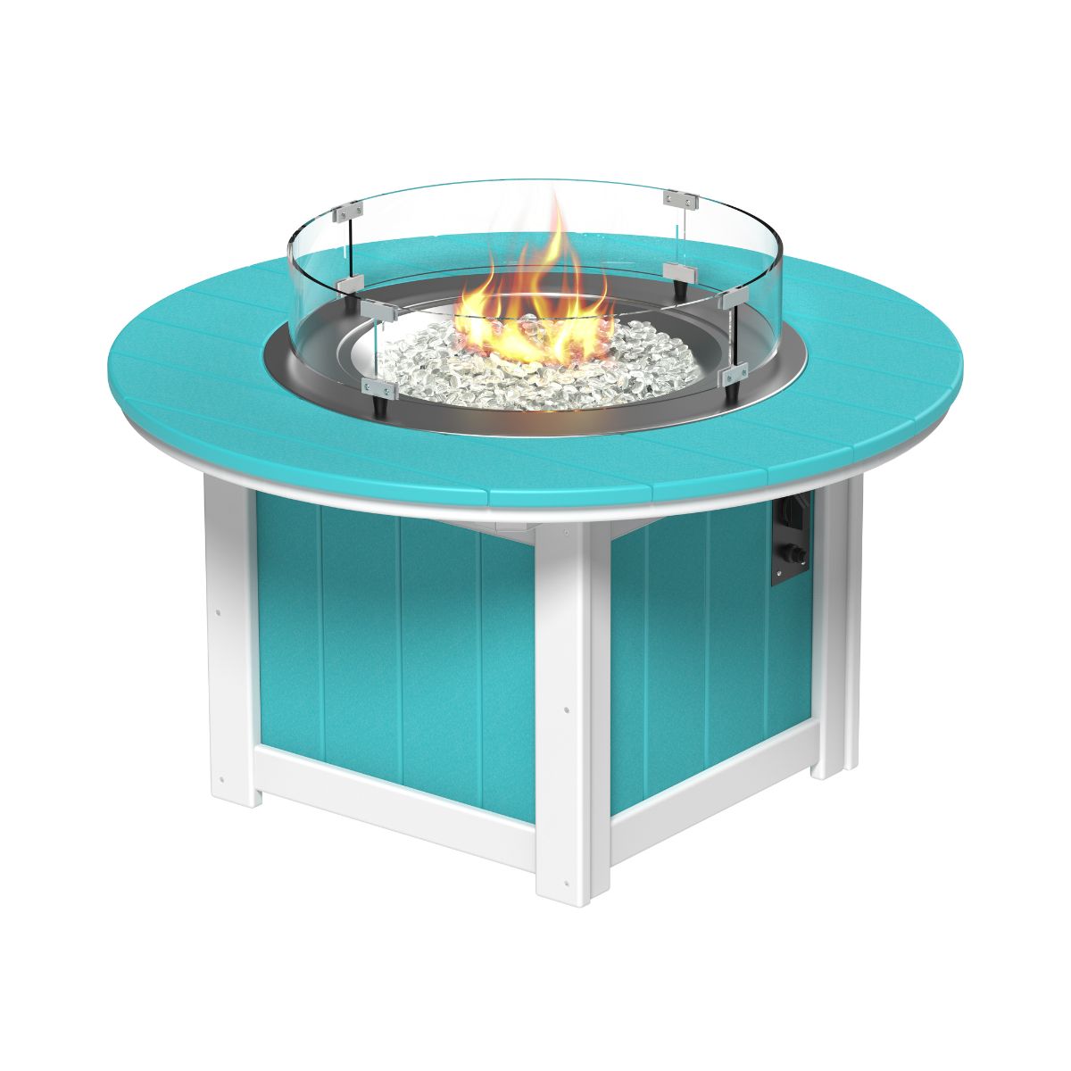 Lumin Classic Fire Pit - 46" Round aruba-blue-white
