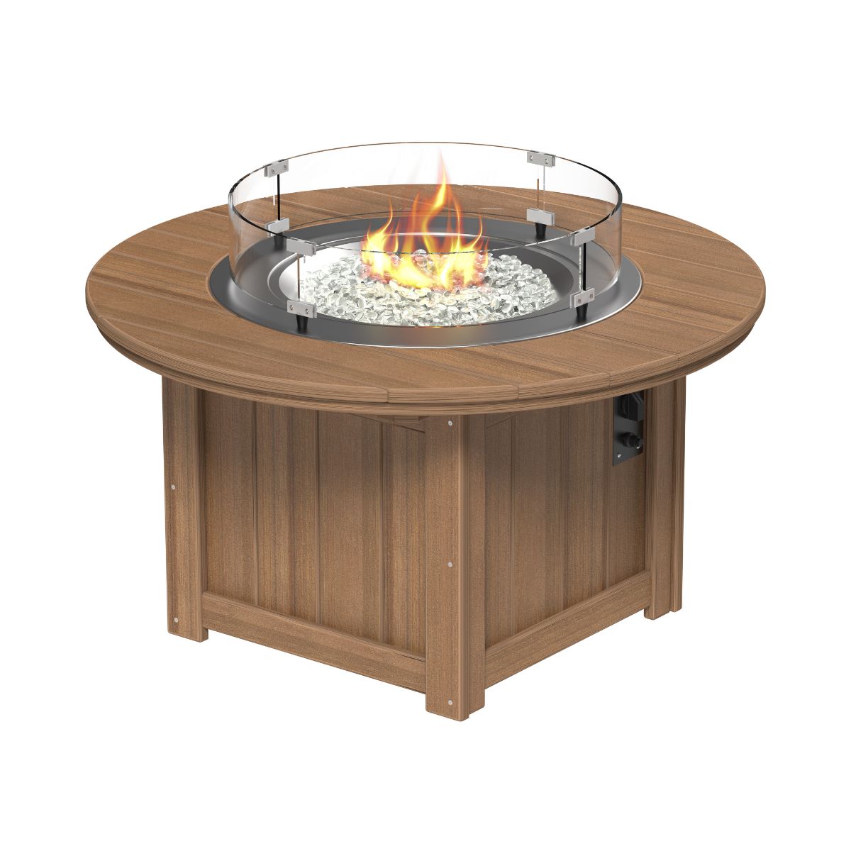 Lumin Classic Fire Pit - 46" Round antique-mahogany