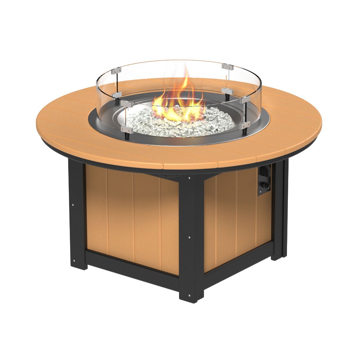 Lumin Classic Fire Pit - 46" Round cedar-black