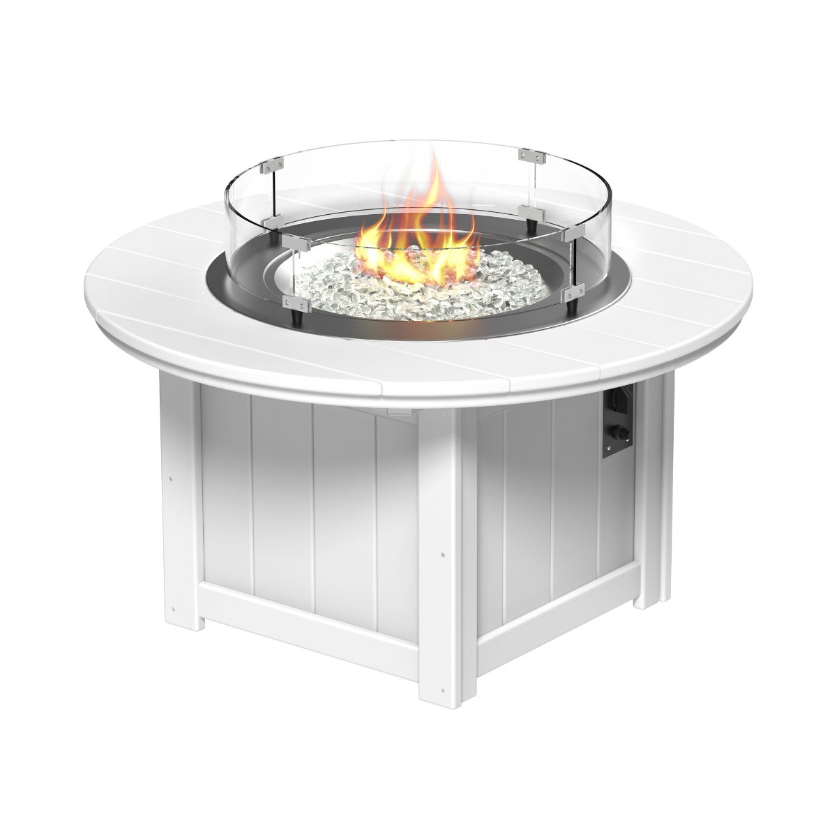 Lumin Classic Fire Pit - 46" Round white