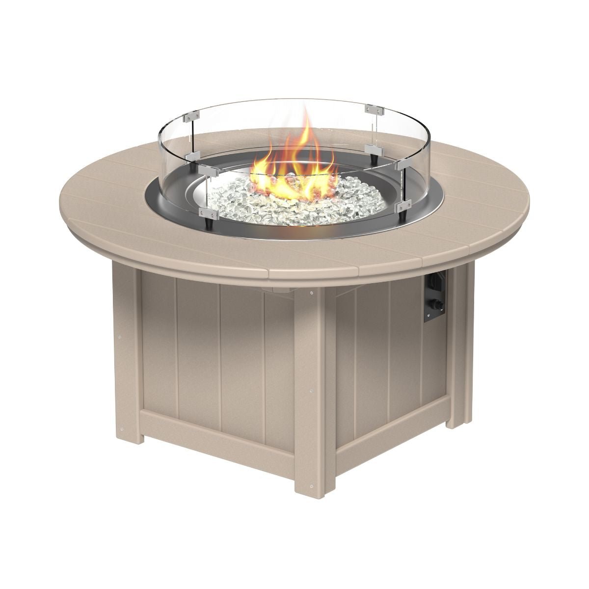 Lumin Classic Fire Pit - 46" Round weatherwood