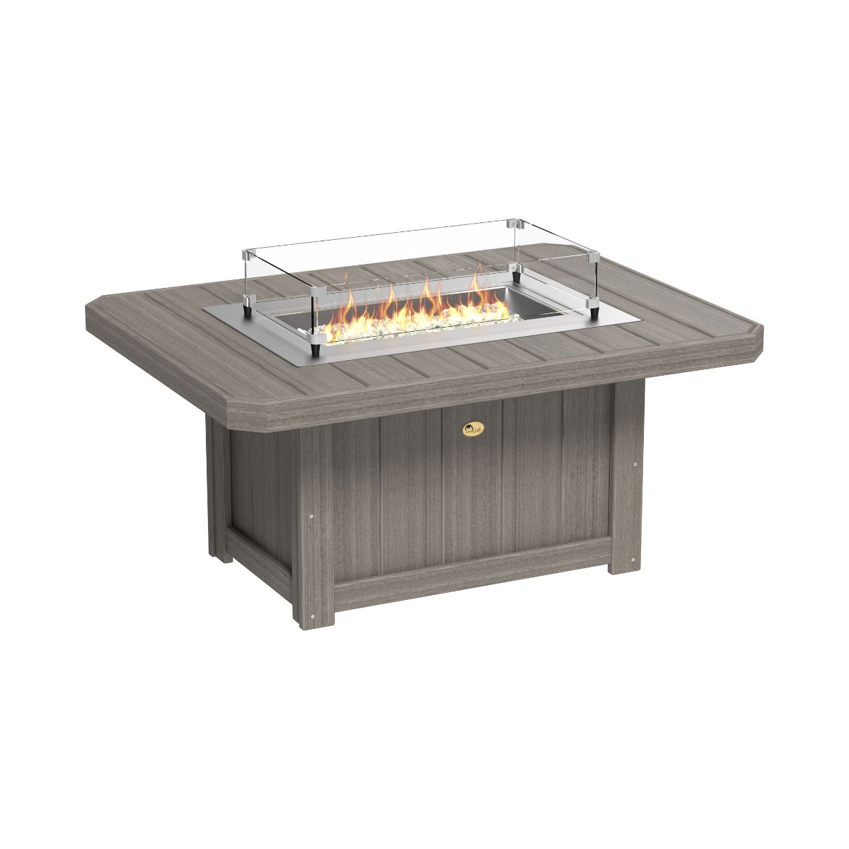 Lumin Classic Fire Pit - 51" Long coastal-gray